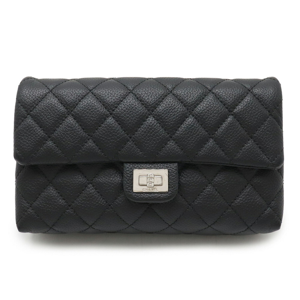 CHANEL Black Caviar Leather Clutch Bag - Picture 2 of 7